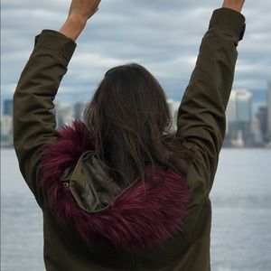 Urban Outfitters Faux Fur Parka / as seen on me
